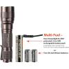 imageStreamlight 88065 ProTac HLX 1000Lumen MultiFuel Professional Tactical Flashlight Includes CR123A Lithium Batteries and Holster Black