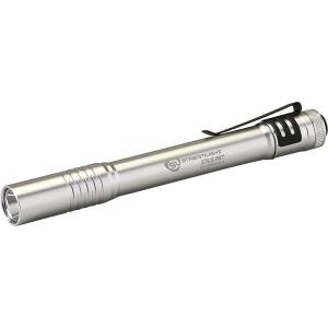 imageStreamlight 66118 Stylus Pro 100Lumen Penlight with 2 AAA Alkaline Batteries BlackSilver