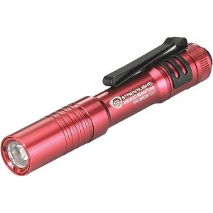 imageStreamlight 66608 MicroStream 250Lumen EDC UltraCompact Flashlight with USB Rechargeable Battery Clear Retail Packaging CoyoteRed