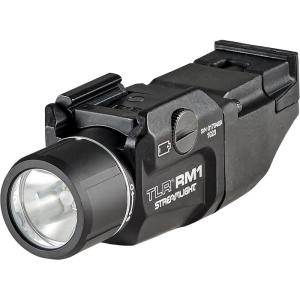 imageStreamlight 69442 TLR RM 1 500Lumen LowProfile Rail Mounted Tactical Lighting System with Dual Remote Switch Rail Locating Keys Mounting Clips and CR123A Battery Black