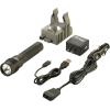 imageStreamlight 74509 Strion HL 615Lumen Rechargeable Professional Flashlight with Grip Ring and 120Volt AC Charger Black120Volt AC12V DC Charger 1 Holder