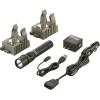 imageStreamlight Strion DS 375 Lumen Compact Rechargeable Dual Switch FlashlightWith 120V100V AC12V DC 2 Holders