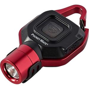 imageStreamlight 73300 Pocket Mate 325Lumen KeychainClipon USB Rechargeable Flashlight SilverRed