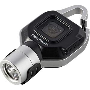 imageStreamlight 73300 Pocket Mate 325Lumen KeychainClipon USB Rechargeable Flashlight SilverSilver