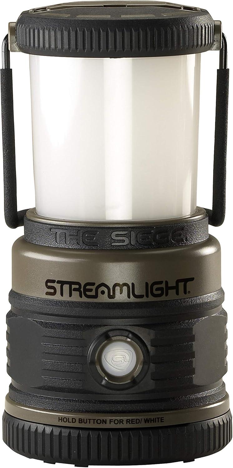 imageStreamlight 44947 Super Siege 1100Lumen Rechargeable Lantern with 120Volt AC Charger CoyoteCoyote