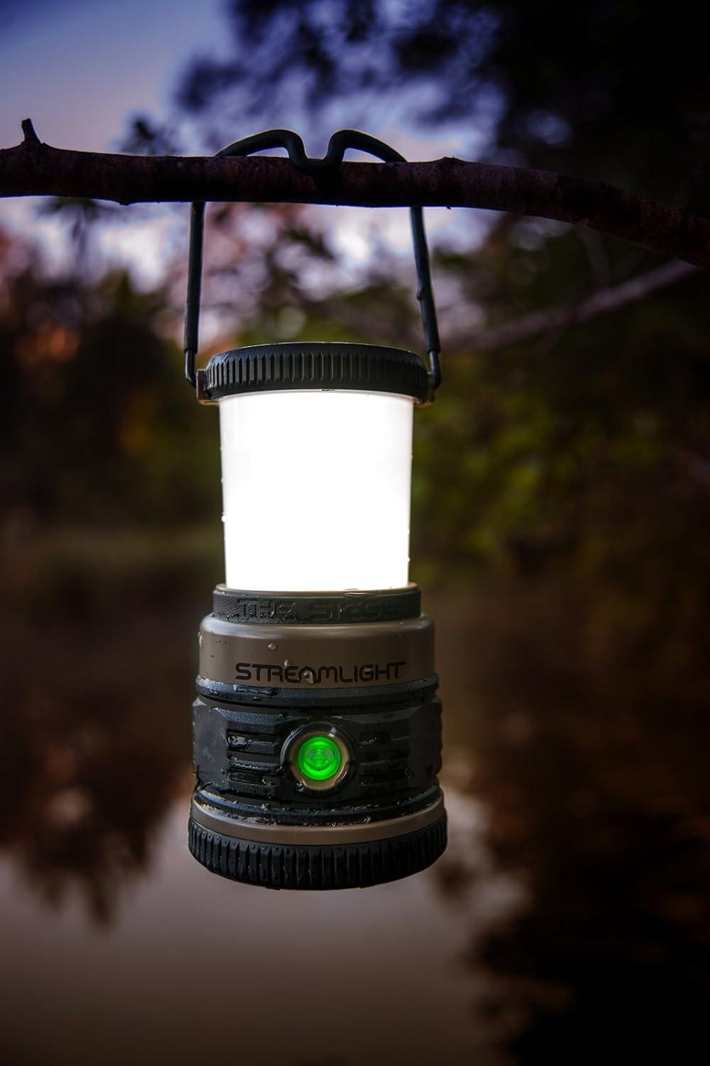 imageStreamlight 44947 Super Siege 1100Lumen Rechargeable Lantern with 120Volt AC Charger CoyoteCoyote