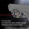 imageStreamlight 69290 TLR6 100Lumen Tactical Weapon Light with Integrated Red Aiming Laser Designed Exclusively and Solely for Select Glock Railed Handguns BlackBlack