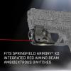imageStreamlight 69291 TLR6 100Lumen Tactical Weapon Light with Integrated Red Aiming Laser Designed Exclusively and Solely for Select Springfield Armory XD XDE and XDM Railed Handguns Black