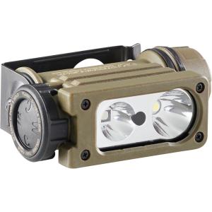 imageStreamlight 14213 Sidewinder Compact III 275Lumen 3200 Candela User Configurable Model HandsFree Angle Head Flashlight with White Blue Green Red LEDs and IR Coyote