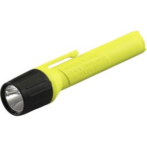 imageStreamlight 67101 2AA ProPolymer 65Lumen HAZLO Intrinsically Safe Waterproof Alkaline Battery Powered LED Flashlight  YellowYellow