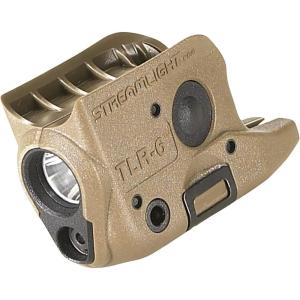 imageStreamlight 69290 TLR6 100Lumen Tactical Weapon Light with Integrated Red Aiming Laser Designed Exclusively and Solely for Select Glock Railed Handguns BlackFlat Dark Earth Brown