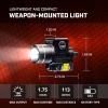 imageStreamlight 69245 TLR4G 160Lumen Compact Rail Mounted Tactical Weapon Light with Integrated Green Aiming Laser for Select Handguns Blackwith Green Laser