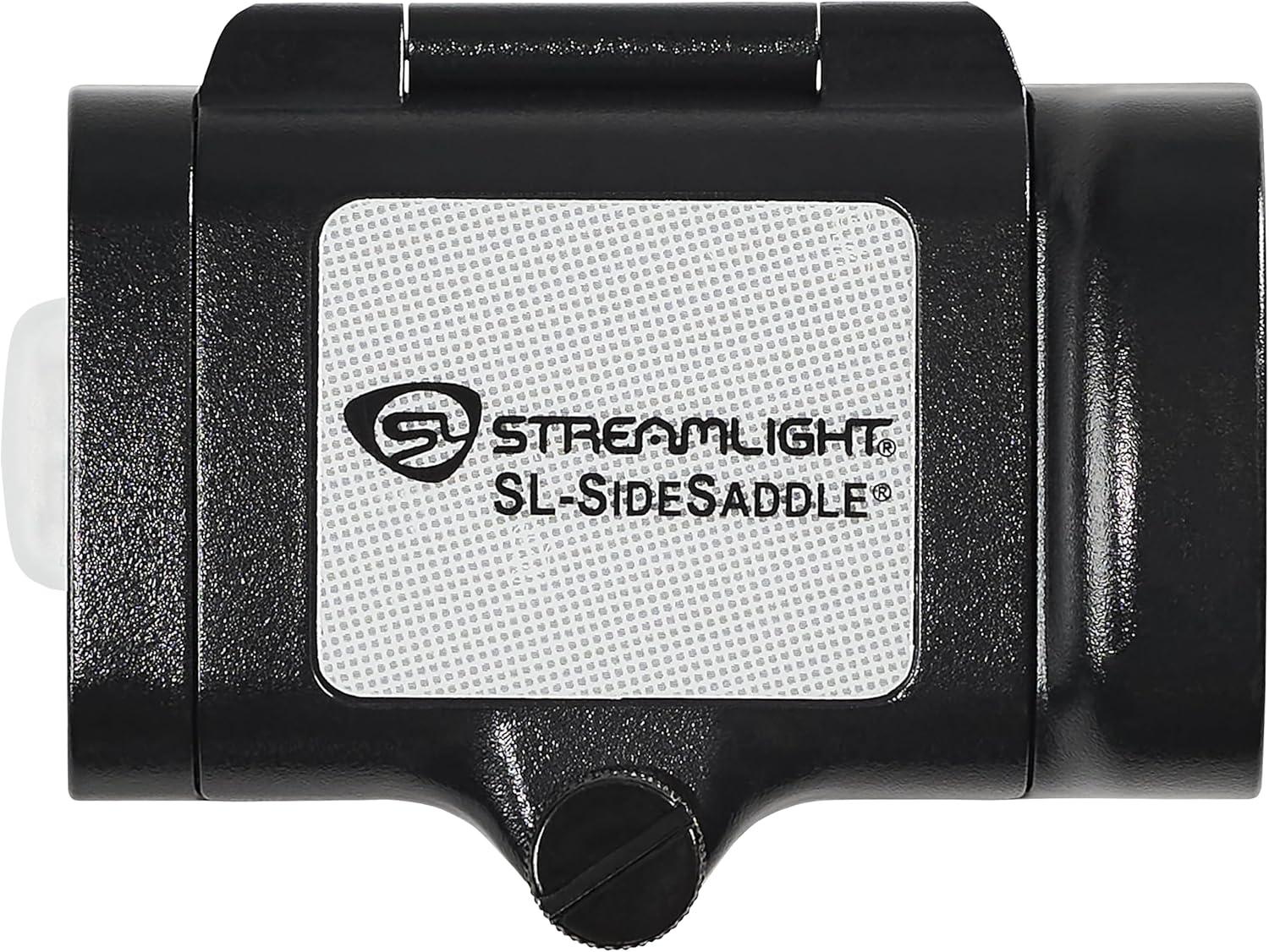 imageStreamlight 61620 SLSidesaddle 250Lumen HandsFree Universal Hard Hat Helmet and Headgear LED Light with Mount Kit and 3 x AAA Alkaline Batteries Black