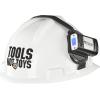 imageStreamlight 61621 SLSidesaddle 400Lumen USB Rechargeable HandsFree Universal Hard Hat Helmet and Headgear LED Light with Mount Kit Rechargeable Battery USBC Cable Black