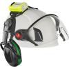 imageStreamlight 61631 SLSidesaddle 400Lumen USB Rechargeable HandsFree Universal Hard Hat Helmet and Headgear LED Light with Mount Kit Rechargeable Battery USBC Cable Yellow
