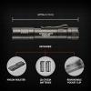 imageStreamlight 88031 ProTac 2L 350Lumen EDC Professional Flashlight with CR123A Batteries and Holster Black Clear Retail Packaging
