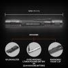 imageStreamlight 88033 ProTac 2AAX 270Lumen MultiFuel Personal Carry Tactical Flashlight with Alkaline Batteries BlackBlack