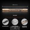 imageStreamlight 88033 ProTac 2AAX 270Lumen MultiFuel Personal Carry Tactical Flashlight with Alkaline Batteries BlackCoyote