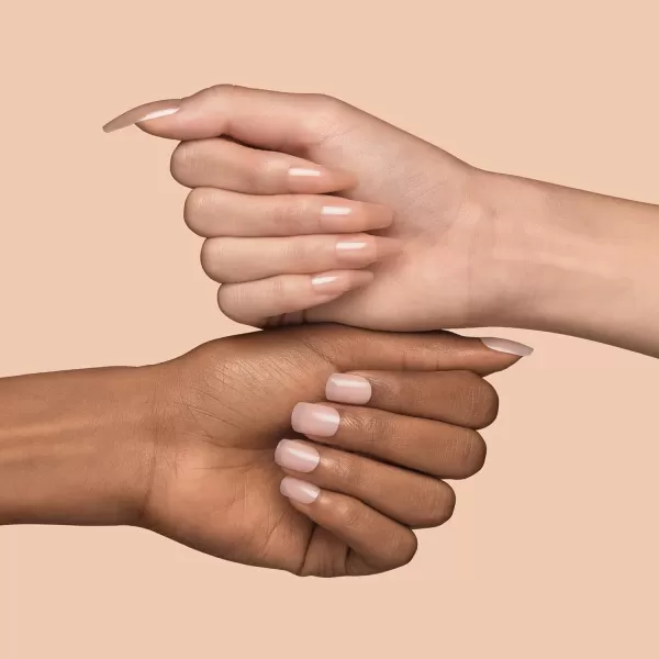 KISS Bare but Better Press On Nails, Nail glue included, Nudies', Nude, Short Size, Squoval Shape, Includes 28 Nails, 2g glue, 1 Manicure Stick, 1 Mini File)
