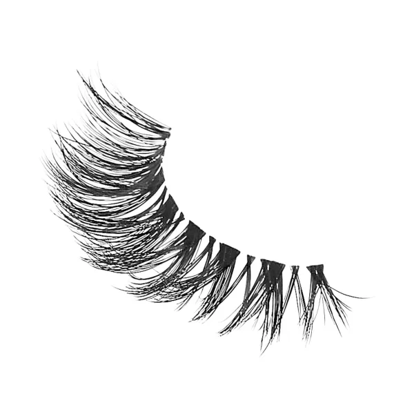 KISS My Lash But Better False Eyelashes, Well Blended', 16 mm, Includes 4 Pairs Of Lashes, Contact Lens Friendly, Easy to Apply, Reusable Strip Lashes