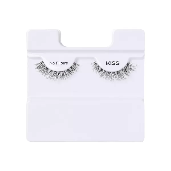 KISS My Lash But Better False Eyelashes, Well Blended', 16 mm, Includes 4 Pairs Of Lashes, Contact Lens Friendly, Easy to Apply, Reusable Strip Lashes