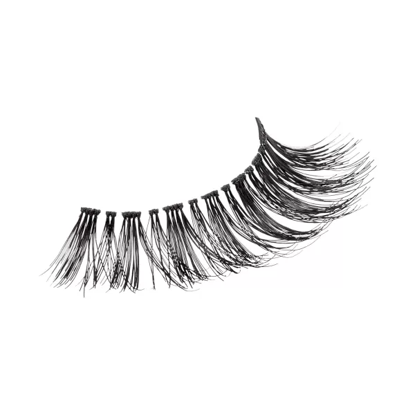 KISS My Lash But Better False Eyelashes, Well Blended', 16 mm, Includes 4 Pairs Of Lashes, Contact Lens Friendly, Easy to Apply, Reusable Strip Lashes