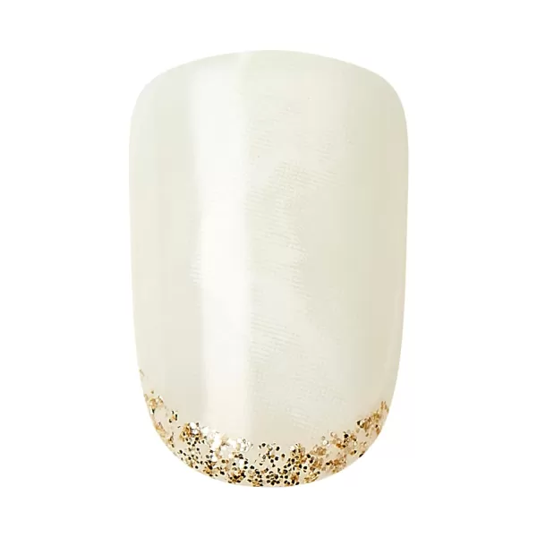 KISS imPRESS No Glue Mani Press On Nails, Design, Before Sunrise', Green, Short Size, Squoval Shape, Includes 30 Nails, Prep Pad, Instructions Sheet, 1 Manicure Stick, 1 Mini File