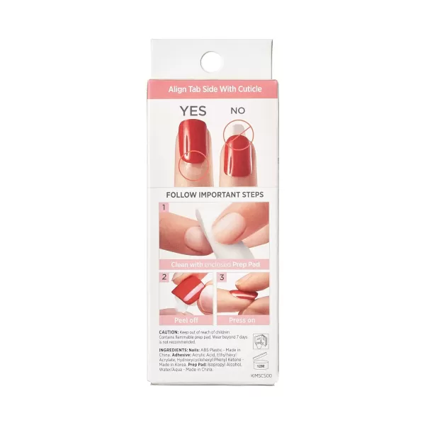 KISS imPRESS No Glue Mani Press On Nails, Design, Before Sunrise', Green, Short Size, Squoval Shape, Includes 30 Nails, Prep Pad, Instructions Sheet, 1 Manicure Stick, 1 Mini File