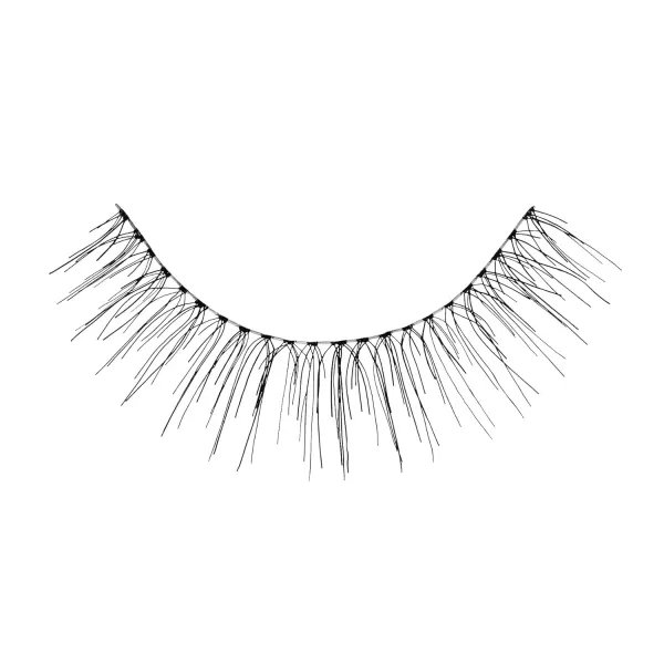 KISS Lash 11 False Eyelashes, Effortless', 12 mm, Includes 1 Pair Of Eyelash, Measuring Tool, Scissors, Lash Adhesive, Applicator, Mirror, Contact Lens Friendly, Easy to Apply, Reusable Strip Lashes