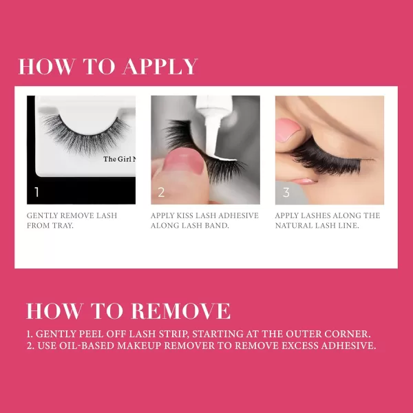 KISS Lash Couture Luxtension False Eyelashes, Royal Silk', 10 mm, Includes 1 Pair Of Lash, Contact Lens Friendly, Easy to Apply, Reusable Strip Lashes