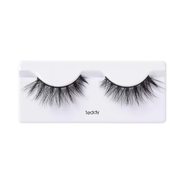 KISS Lash Couture Triple Push Up Collection, 3D Volume False Eyelashes with Triple Design Technology, Multi-Angles &amp; Lengths, Reusable, Style 'Camisole', 1 Pair Fake Eyelashes)