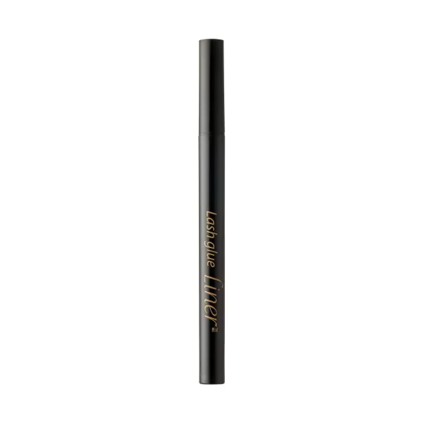 KISS Lash Glueliner, Eyeliner Lash Glue, 2-in-1 Felt-Tip Eyeliner and Lash Adhesive, Includes 1 Glue Liner, Long Lasting Wear, Can Be Used with Strip Lashes and Lash Clusters