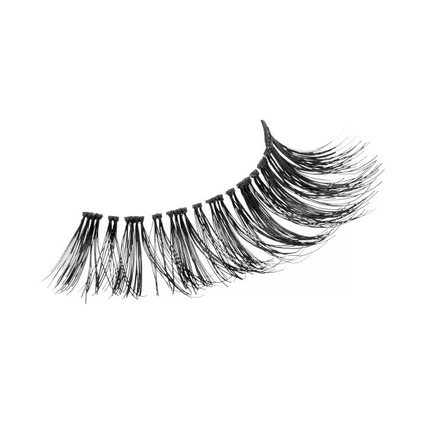KISS Looks So Natural False Eyelashes, 'Flirty', 12 mm, Includes 1 Pair Of Lash, Contact Lens Friendly, Easy to Apply, Reusable Strip Lashes)