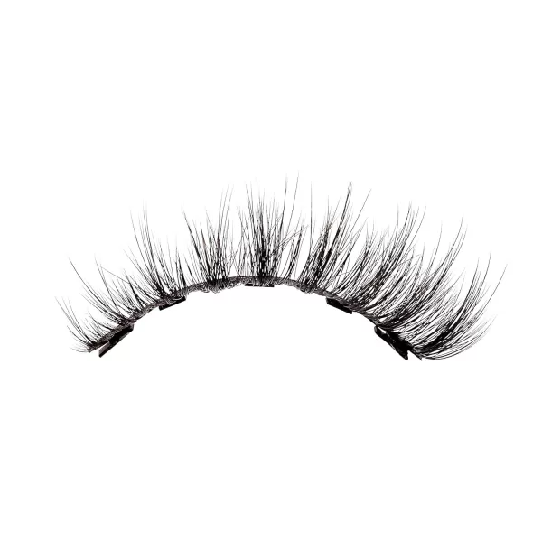 KISS Magnetic False Eyelashes, Charm', 12 mm, Includes 1 Pair Of Magnetic Lashes, Contact Lens Friendly, Easy to Apply, Reusable Strip Lashes