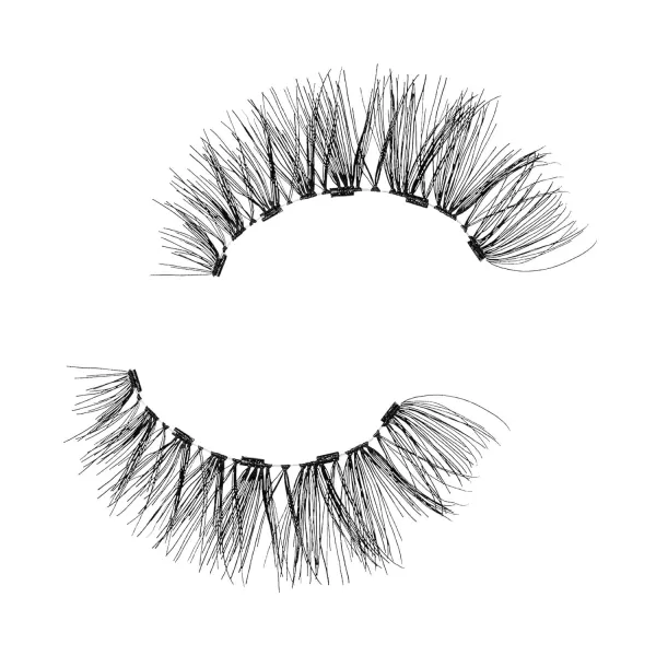 KISS Magnetic False Eyelashes, Charm', 12 mm, Includes 1 Pair Of Magnetic Lashes, Contact Lens Friendly, Easy to Apply, Reusable Strip Lashes