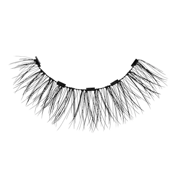 KISS Magnetic False Eyelashes, Charm', 12 mm, Includes 1 Pair Of Magnetic Lashes, Contact Lens Friendly, Easy to Apply, Reusable Strip Lashes