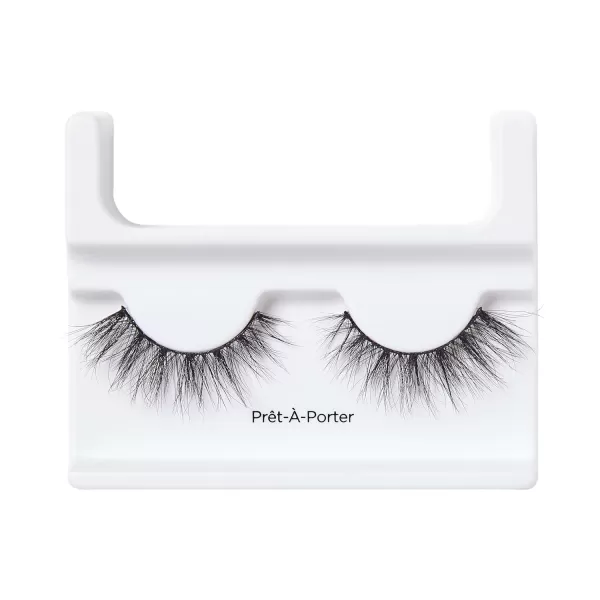 KISS Masterpiece, False Eyelashes, Haute Couture', 16 mm, Includes 1 Pair Of Lash, Contact Lens Friendly, Easy to Apply, Reusable Strip Lashes, Glue On