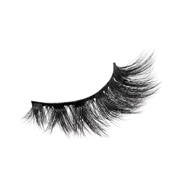 KISS Masterpiece, False Eyelashes, Haute Couture', 16 mm, Includes 1 Pair Of Lash, Contact Lens Friendly, Easy to Apply, Reusable Strip Lashes, Glue On