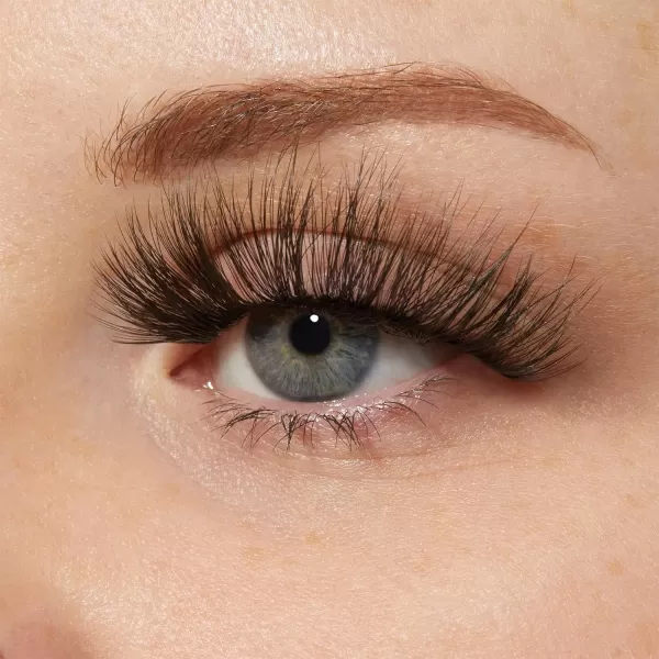 KISS My Lash But Bolder, False Eyelashes, Big Personality', 14 mm, Includes 1 Pair, Contact Lens Friendly, Easy to Apply, Reusable Strip Lashes, Glue-On