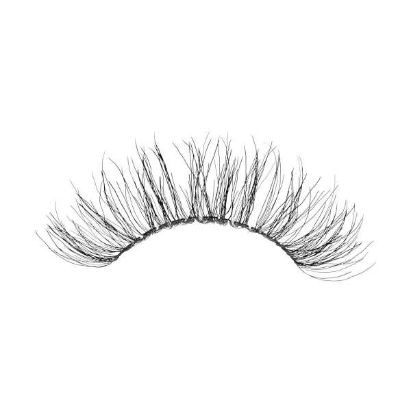 KISS Sister Nature False Eyelashes, Sage', 12 mm, 100% Natural Hair, Recyclable Paper Box, Printed with Soy Ink, Cruelty Free, Vegan, Includes 1 Pair of Reusable Strip Lashes