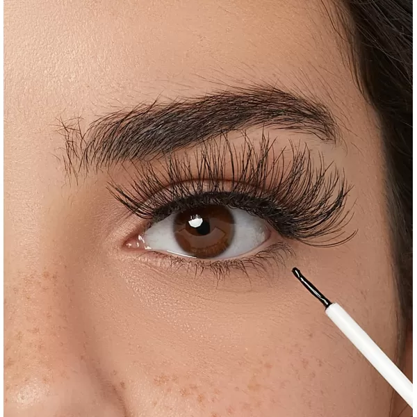 KISS Sister Nature, Lash Glue, Strip Lash Adhesive, Clear, Includes 1 Lash Adhesive, Long Lasting Wear, Can Be Used with Strip Lashes and Lash Clusters