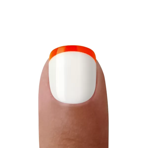 KISS imPRESS Mini Press-On Nails Manicure for Kids - 'French Pop' - Beginner Nail Art Set with Nail File &amp; 20 Fake Nails