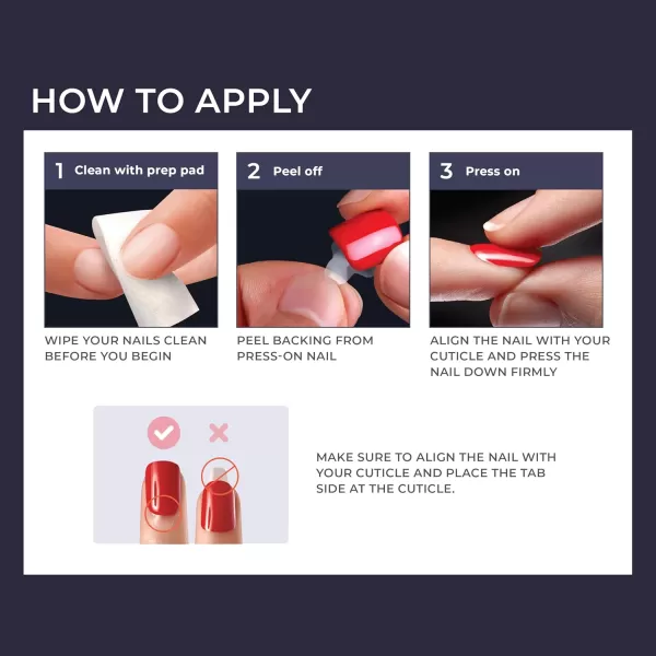 KISS imPRESS No Glue Mani Press On Nails, Design, 'Before Sunset', Multicolor, Short Size, Squoval Shape, Includes 30 Nails, Prep Pad, Instructions Sheet, 1 Manicure Stick, 1 Mini File