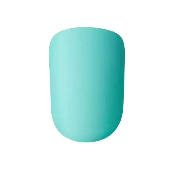 KISS imPRESS No Glue Mani Press On Nails, Design, 'Before Sunset', Multicolor, Short Size, Squoval Shape, Includes 30 Nails, Prep Pad, Instructions Sheet, 1 Manicure Stick, 1 Mini File