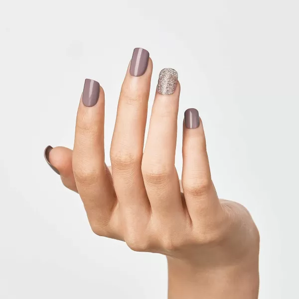 KISS imPRESS No Glue Mani Press On Nails, Design, 'Before Sunset', Multicolor, Short Size, Squoval Shape, Includes 30 Nails, Prep Pad, Instructions Sheet, 1 Manicure Stick, 1 Mini File
