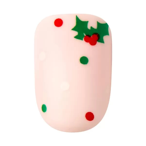 KISS imPRESS No Glue Mani Press On Nails, Design, 'Before Sunset', Multicolor, Short Size, Squoval Shape, Includes 30 Nails, Prep Pad, Instructions Sheet, 1 Manicure Stick, 1 Mini File