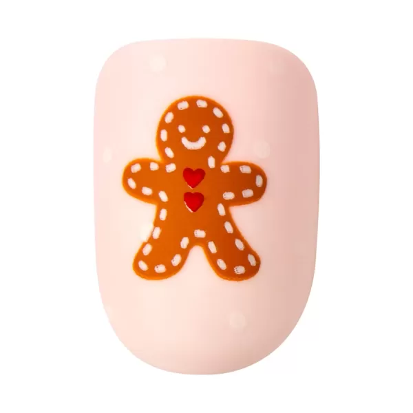 KISS imPRESS No Glue Mani Press On Nails, Design, 'Before Sunset', Multicolor, Short Size, Squoval Shape, Includes 30 Nails, Prep Pad, Instructions Sheet, 1 Manicure Stick, 1 Mini File
