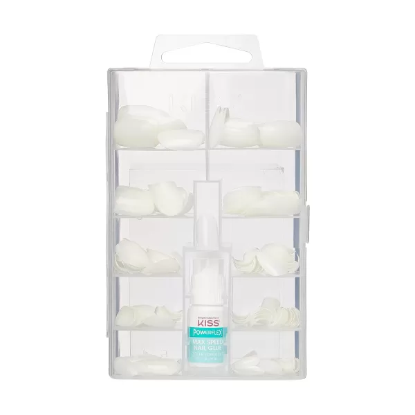 KISS100 Full Cover Nails Kit, Medium, 100 Nails 