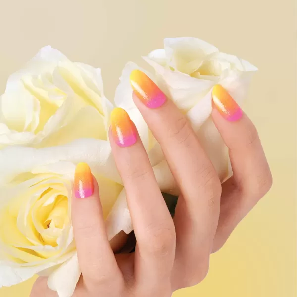 KISS100 Full Cover Nails Kit, Medium, 100 Nails 