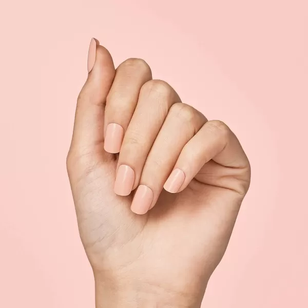imPRESS KISS Press-On Manicure, Nail Kit, PureFit Technology, Medium Length Press-On Nails, So French', Includes Prep Pad, Mini Nail File, Cuticle Stick, and 30 Fake Nails